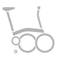 Brompton half folded grijs